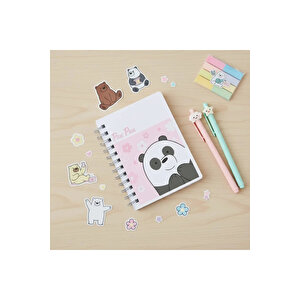 Lisanslı We Bare Bears Spiralli Defter – Sevimli Karakter Tasarımlı Ve Dayanıklı Not Defteri 10,7 Cm