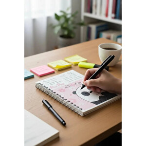 Lisanslı We Bare Bears Spiralli Defter – Sevimli Karakter Tasarımlı Ve Dayanıklı Not Defteri 10,7 Cm