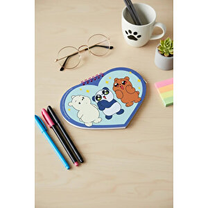 We Baby Bears Lisanslı Figürlü A5 Telli Defter - 80 Yaprak