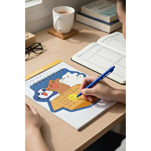We Baby Bears Lisanslı Figürlü A5 Telli Defter - 80 Yaprak