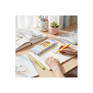 Lisanslı Lale Koleksiyonu Pastel Renkli Marker Kalem Seti (5 Adet)