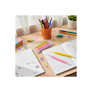 Lisanslı Lale Koleksiyonu Pastel Renkli Marker Kalem Seti (5 Adet)