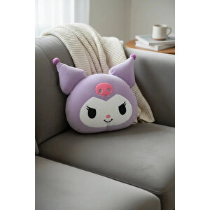 Sanrio Lisanslı Kuromi Yastık 38 Cm – Ultra Yumuşak Dekoratif