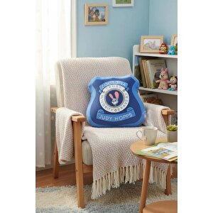 Disney Zootropolis Lisanslı Judy Hopps Rozet Yastık 37 Cm – Dekoratif Tasarım