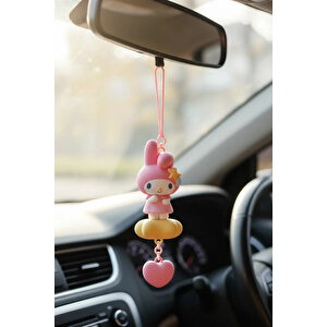 Sanrio Lisanslı Okyanus Temalı My Melody Araç Süsü - Dikiz Aynası Aksesuarı 15 Cm