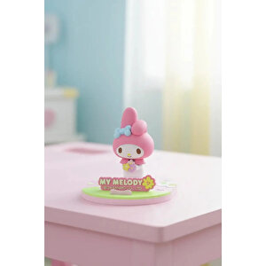 Sanrio Lisanslı My Melody Bahar Serisi Masa Üstü Telefon Tutucu Figürlü Stand