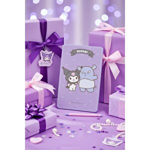 Sanrio Lisanslı Kuromi Lcd Çizim Tableti – Eğitici Renkli Yazı Ve Çizim Tableti 21 Cm