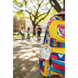 Hello Kitty Lisanslı Çiçek Dili Serisi Aynalı Anahtarlık – Pratik & Şık Tasarım