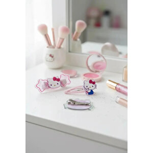 Hello Kitty Lisanslı Sweet Factory Saç Tokası (3 Adet) – Renkli & Pratik