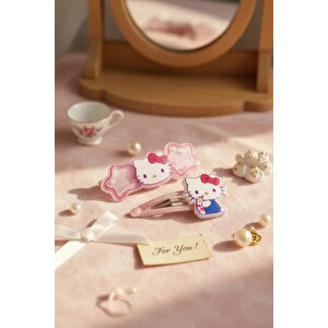 Hello Kitty Lisanslı Sweet Factory Saç Tokası (3 Adet) – Renkli & Pratik
