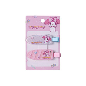 Hello Kitty Lisanslı Tatlı Fabrika Saç Tokası Seti (2 Adet) – Akrilik & Metal