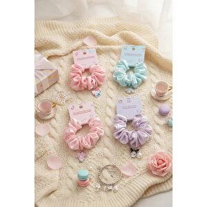 Hello Kitty Lisanslı Tatlı Fabrika Saç Tokası – Yumuşak Scrunchie & Esnek