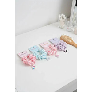 Hello Kitty Lisanslı Tatlı Fabrika Saç Tokası – Yumuşak Scrunchie & Esnek