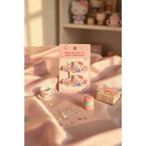 Sanrio Lisanslı Hello Kitty Boncuklu Toka – Renkli Karakter Tasarım 11 Cm
