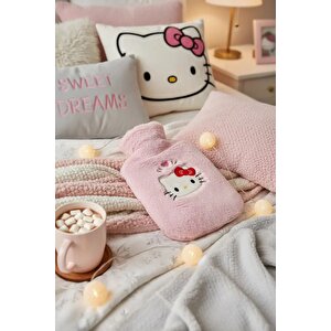 Sanrio Lisanslı Hello Kitty Sıcak Su Torbası – Sevimli Karakterli Ev Yaşam Rahatlama Örtüsü
