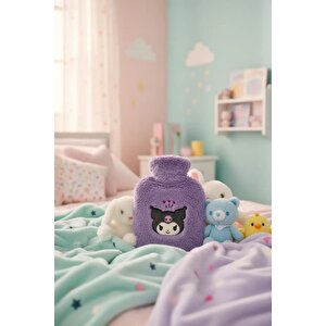 Sanrio Lisanslı Kuromi Sıcak Su Torbası – Sevimli Karakterli Ev Yaşam Rahatlama Örtüsü