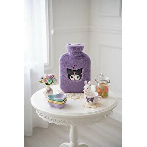 Sanrio Lisanslı Kuromi Sıcak Su Torbası – Sevimli Karakterli Ev Yaşam Rahatlama Örtüsü