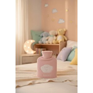 Lisanslı Hayvan Serisi Sıcak Su Torbası – 500 Ml Pembe Peluş Kılıflı Termofor
