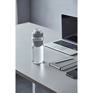 Lisanslı Outdoor Sports Tritan Şişe 750 Ml – Yaylı Kapaklı Gri