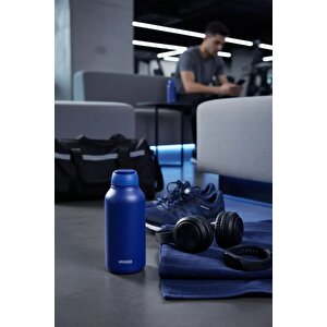 Lisanslı Minimalist Isı Yalıtımlı Şişe 500 Ml – Mavi