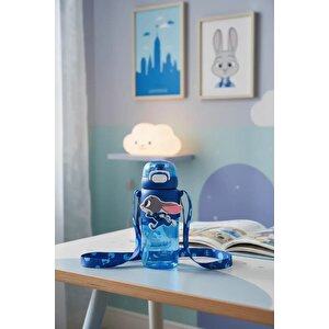 Disney Zootropolis Lisanslı Judy Polis Memuru Tritan Matara – Askılı Ve Sızdırmaz Çocuk Matarası 20.6 Cm