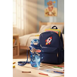 Disney Zootropolis Lisanslı Judy Polis Memuru Tritan Matara – Askılı Ve Sızdırmaz Çocuk Matarası 20.6 Cm