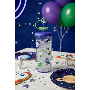 Disney Toy Story Lisanslı Buzz Lightyear Döner Pipetli Şişe 590 Ml – Uzay Temalı Tasarım