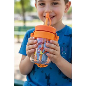 Disney Lisanslı Zootropolis Nick Wilde Askılı Pipetli Su Kabı 550 Ml – Sızdırmaz & Hafif