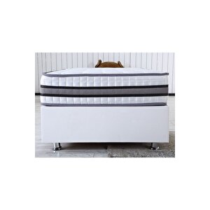 Nano Full Ortopedik Yaylı Yatak Ölçü Seçenekli, Çift Taraflı Kullanım (20 Cm) 80x180 cm