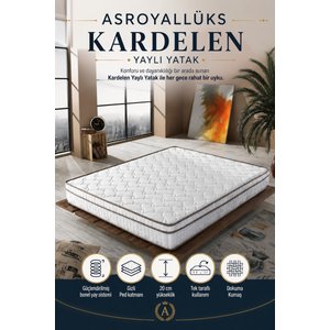 Kardelen Full Ortopedik Gizli Pedli Yaylı Yatak (20 Cm) 100x200 cm