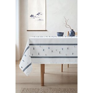 Lalin Masa Örtüsü Azzurro Lacivert 160x180
