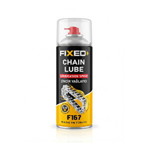 Fixed F167 Zincir Yağlama Spreyi 400 Ml - Motosiklet, Bisiklet Ve Endüstriyel Zincir Yağı