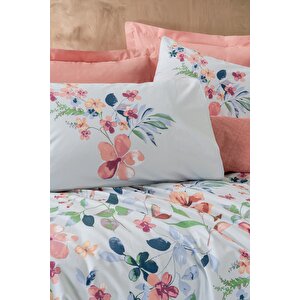 Tek Kişilik Nevresim Takımı Bluebell Somon