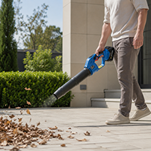 Hbl201 20v Çift Akülü Üfleme Makinesi 2x4ah Bataryalı Kömürsüz Blower