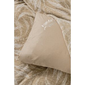 Fleece Çift Kişilik Yatak Örtülü Nevresim Takımı Bosco Bej