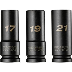 Rhdis3pc 1/2" 3 Parça Derin Lokma Seti 17-19-21 Mm - 5132006070