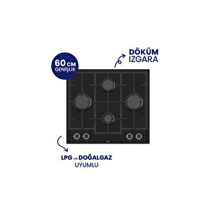 Steamart & Fryart Chef Edition Siyah 3'lü Ankastre Set Xe64cs-ln385-d063sa
