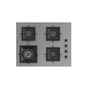 Fryart Sc Serisi Wok'lu Gri 3'lü Ankastre Set ( Xe63cpr-sc408-d079 )