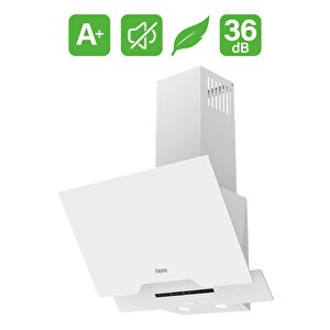D064 Beyaz Ultra Sessiz Silentart  60 Cm Ankastre Davlumbaz