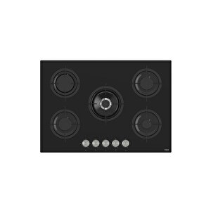 Rs035 Emaye Izg.75 Cm Siyah Cam Ocak