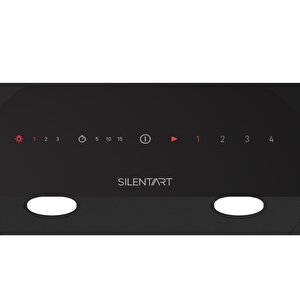 D063 Siyah Ultra Sessiz Silentart  60 Cm Ankastre Davlumbaz