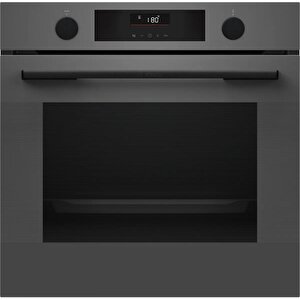 Gri 3 Lü Ankastre Set 498 ( Hua736en0t - Pop6c9p31o - Dwk66pj70t ) - Buhar Destekli - Pişirme Matı Ile