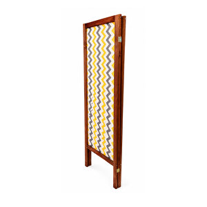 Kumaş Paravan 3 Kanat Seperatör Ahşap Kumaşlı Panel 6053