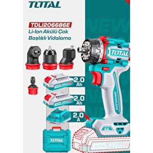 Li-ion Akülü Çok Başlikli Vi̇dalama Tdli206686e