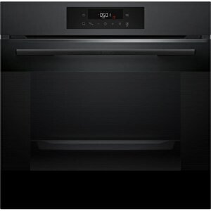 Siyah 3 Lü Ankastre Set 502 ( Hjg852yt0t - Pop6c6p31o - Dwk66pj60t ) - 3d Fry Hava Ile Kızartma - Pişirme Matı Ile