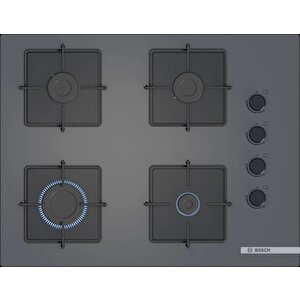 Gri 3 Lü Ankastre Set 563 ( Hjg852yn0t - Pop7c9p31o - Dwk66pj70t ) 67cm Ocak - 3d Fry Hava Ile Kızartma - Pişirme Matı Ile