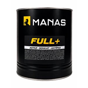 Manas Full+ Kendinden Astarlı Pas Önleyici Boya 2.5 Lt Antrasit Gri Ral 7016
