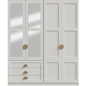 Atlanti̇k Mdf 4 Kapakli Dolap