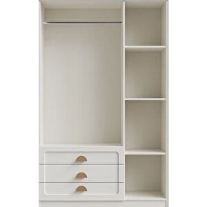 Atlanti̇k Mdf 3 Kapakli Dolap