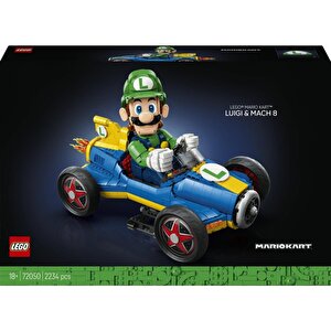 Super Mario 72050 Mario Kart – Luigi Ve Mach 8 (2234 Parça)